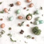 Simple, Beautiful Speckled Easter Eggs