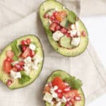 My Go-To Healthy Meal #4: Avocado Boats with Cucumber Pomegranate Salad